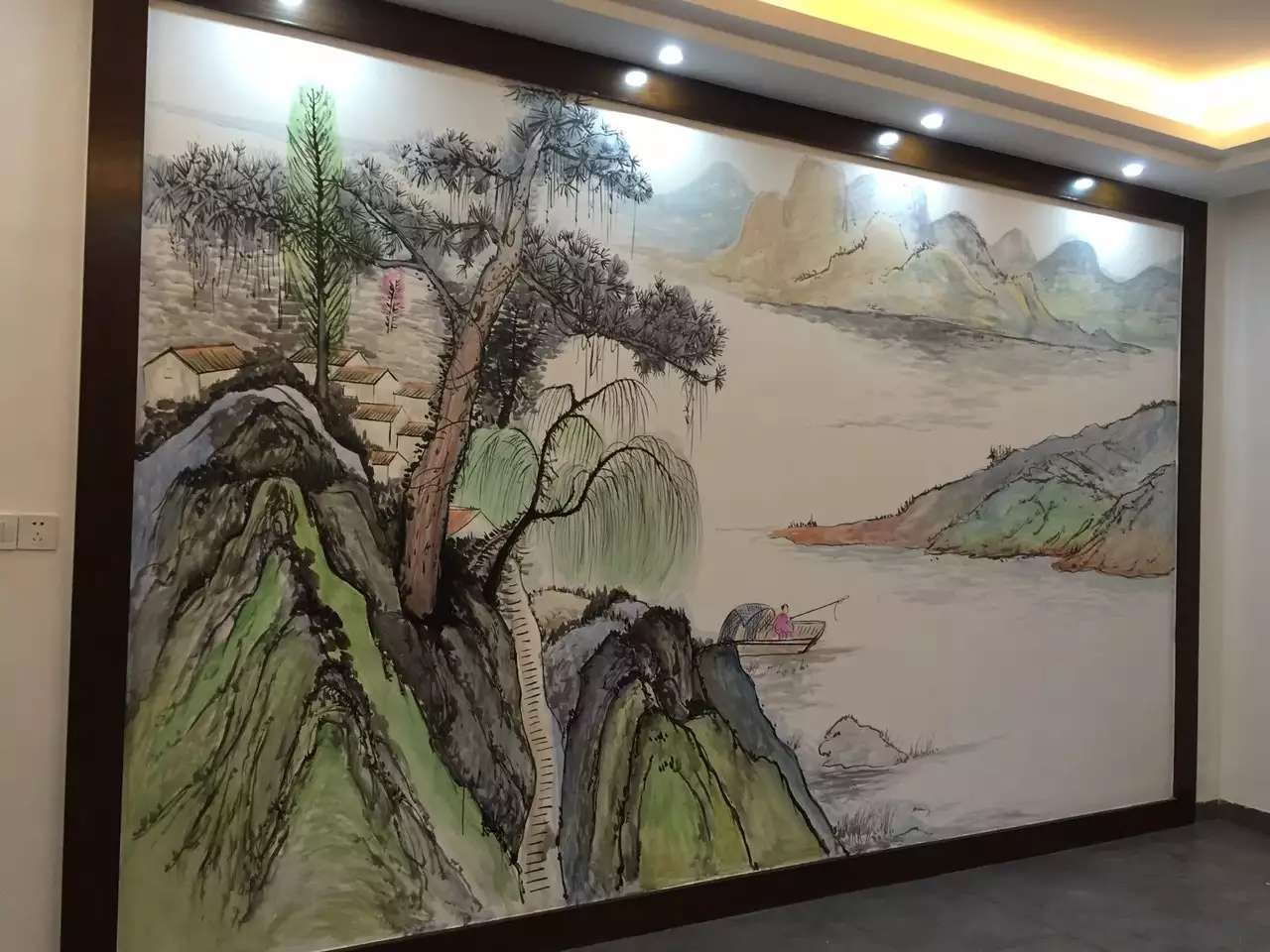 饭店手绘壁画