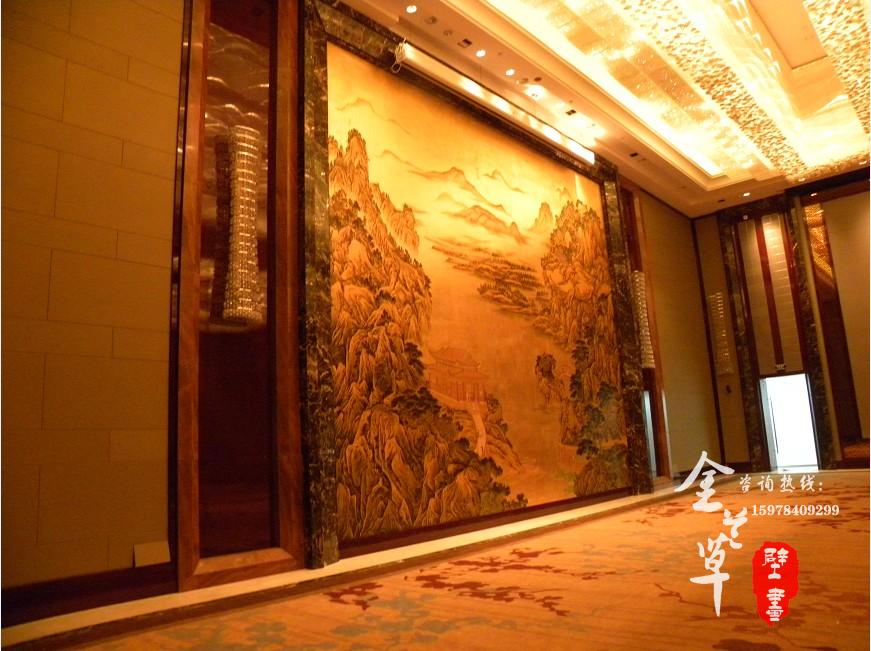 滑县酒店壁画公司_酒店壁画设计定制