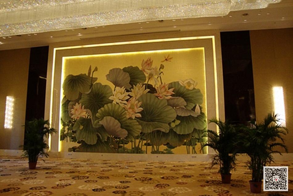 永城市酒店壁画公司_酒店大堂壁画设计定制